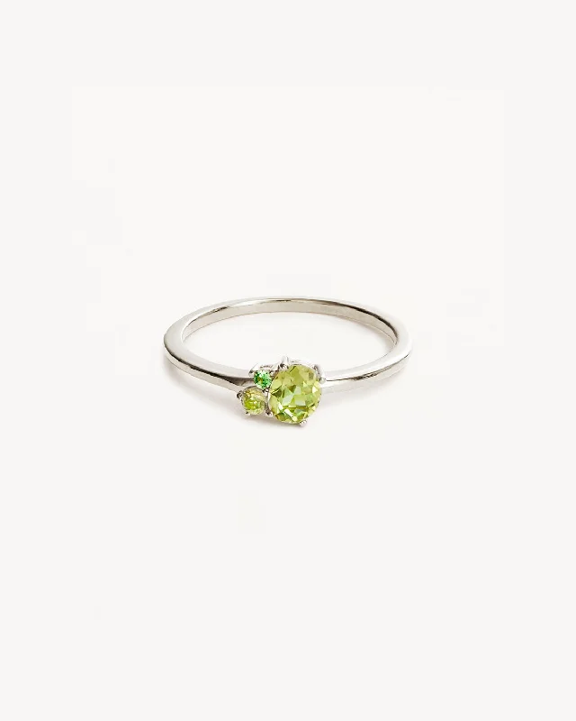 The Ultimate Jewelry Sale – Shop Premium Styles Sterling Silver Kindred Birthstone Ring - August