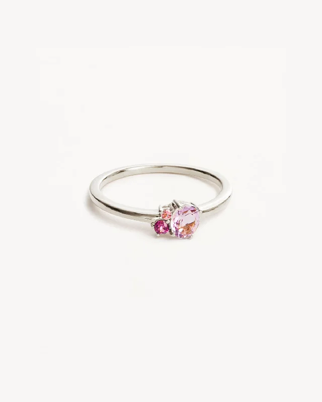 Shop Handcrafted Jewelry At Special Promotional Rates Sterling Silver Kindred Birthstone Ring - October