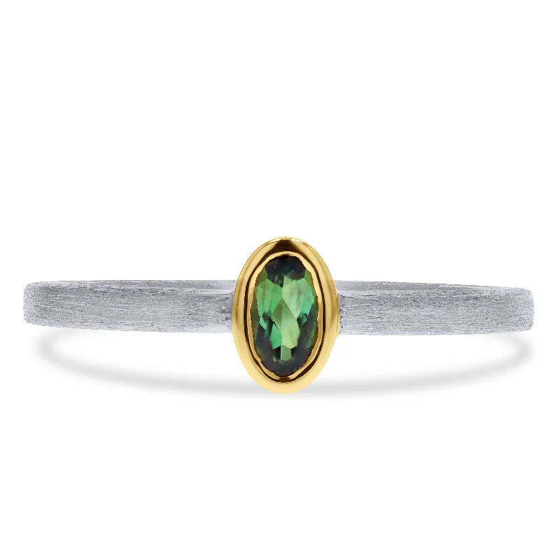 Premium Jewelry Now Available At Special Discounts Dainty Tourmaline Bezel-Set Ring