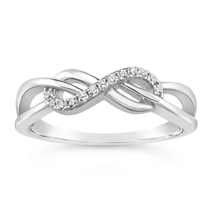 Dainty And Elegant Jewelry Now At Reduced Prices Sterling Silver Zirconia Infinity Weave Ring Dainty And Elegant Jewelry Now At Reduced Prices Sterling Silver Zirconia Infinity Weave Ring