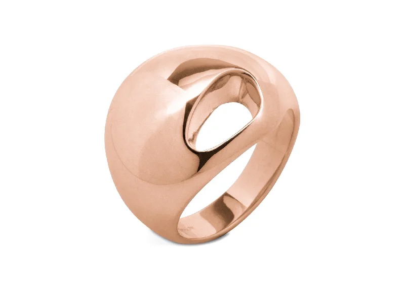 Luxury Jewelry At Unbeatable Discounts The Secret Kiwi Ring, Red Gold