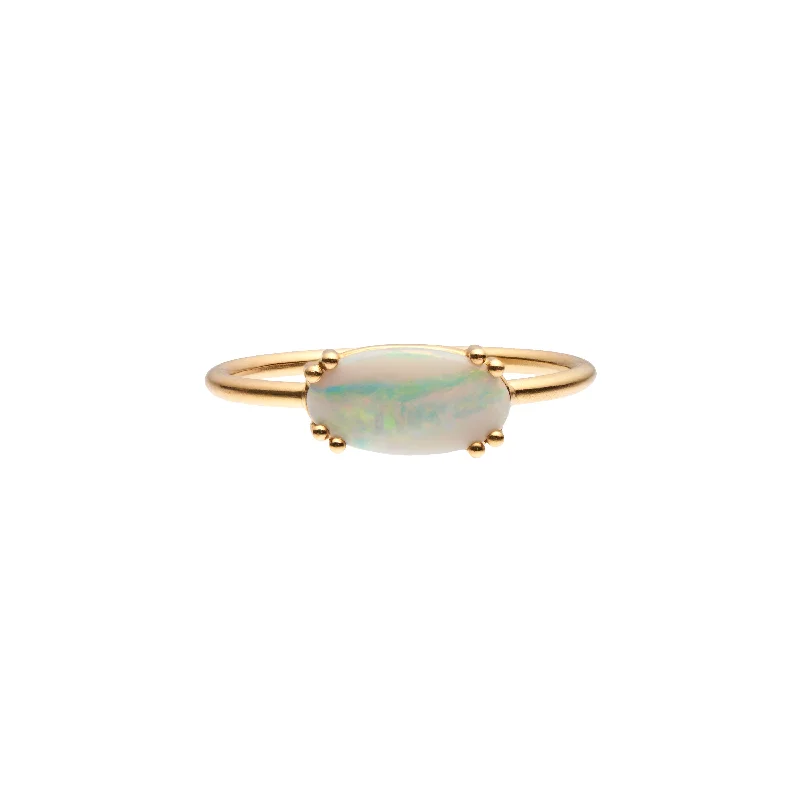 Premium Diamond Jewelry For Unforgettable Moments Tura Sugden 18k Gold and Opal Ring
