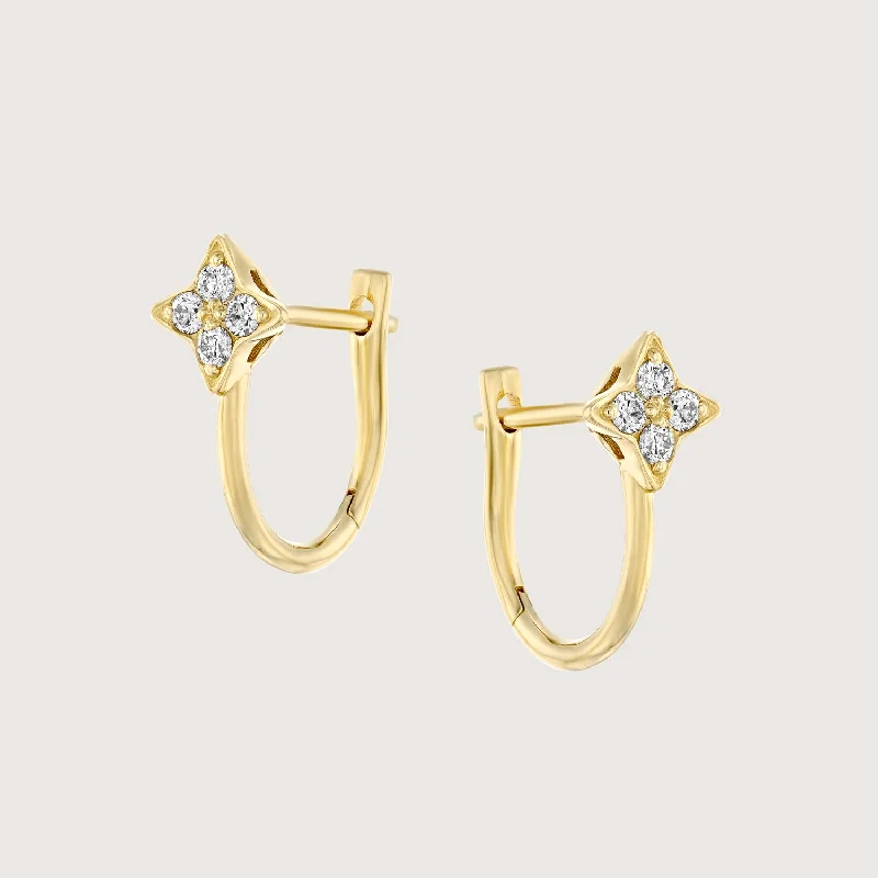 Personalized Jewelry Sale – Unique Pieces At Great Prices Venus English Hoop Earring with white Diamonds Personalized Jewelry Sale – Unique Pieces At Great Prices Venus English Hoop Earring with white Diamonds