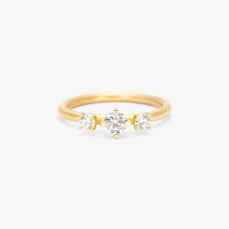 Exclusive Jewelry Sale – Shine For Less R11701W | White Diamond Trinity Ring