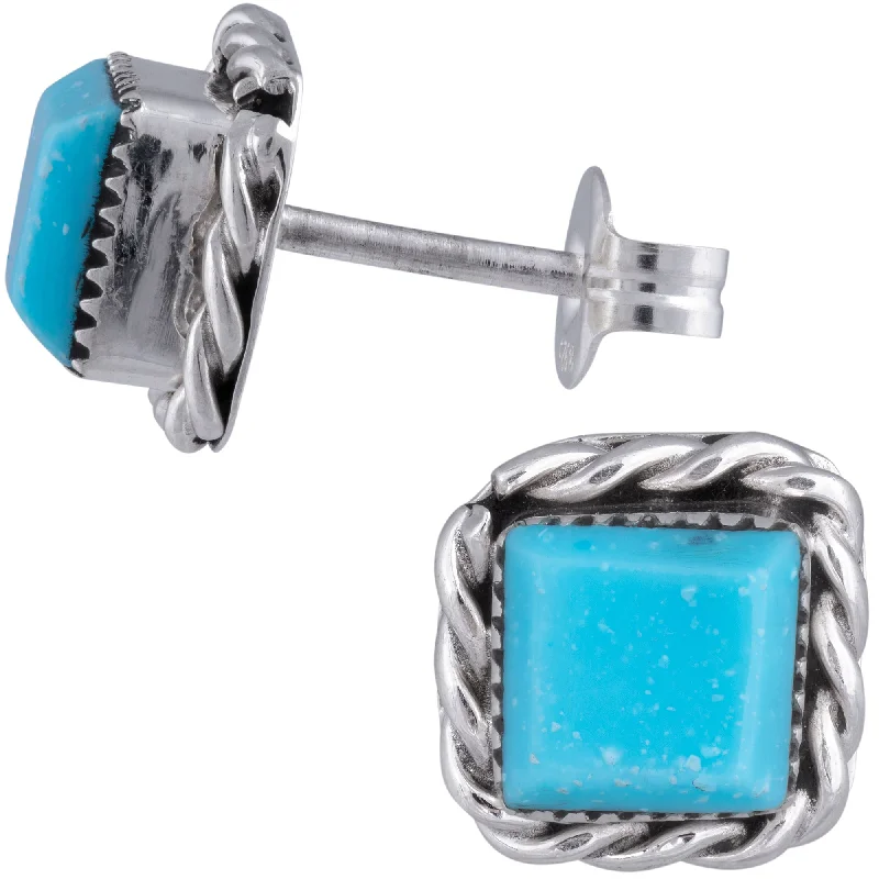Make Your Outfit Shine With Discounted Jewelry Sterling Zuni Twisted Post Earrings