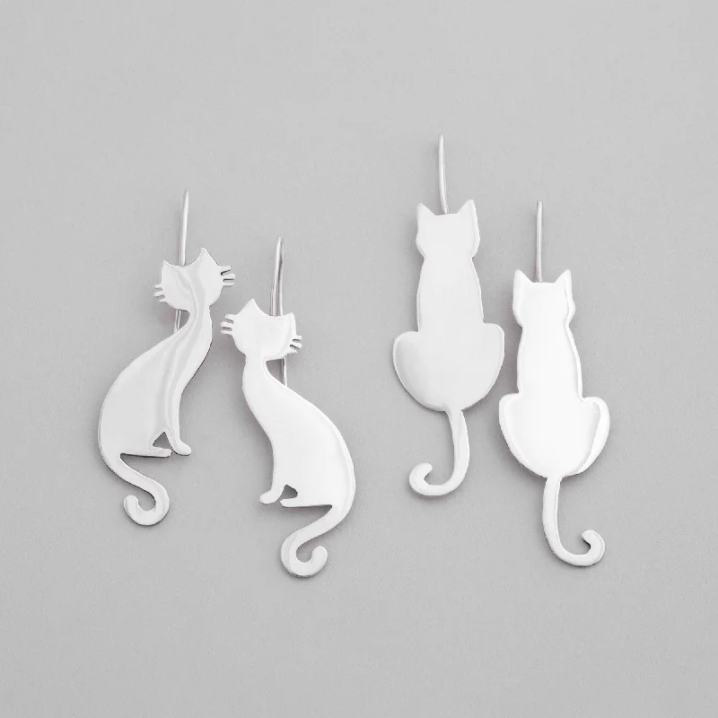 Elegant Jewelry, Affordable Luxury – Shop Now Elegant Silhouette Sterling Cat Earrings Elegant Jewelry, Affordable Luxury – Shop Now Elegant Silhouette Sterling Cat Earrings