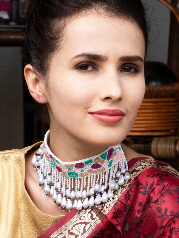 Jewelry Sale Bonanza – Grab Your Sparkle Now Odette Women Multicolour Pearl Necklace