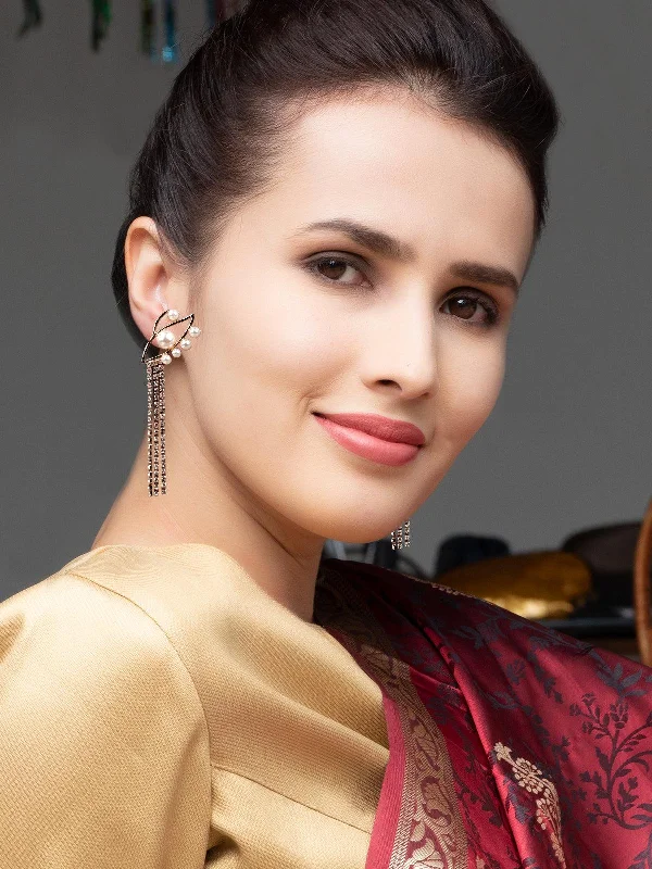 Shop Dazzling Jewelry With Special Promotional Discounts Odette Women Gold Pearl Earrings