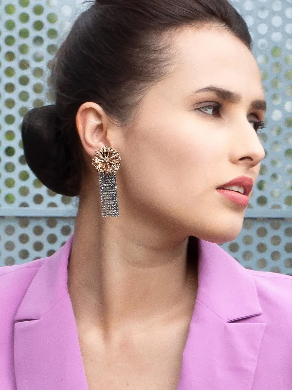 Limited-Stock Jewelry Clearance – Grab Your Favorites Now Odette Women Gold Metal Arrangement Earrings