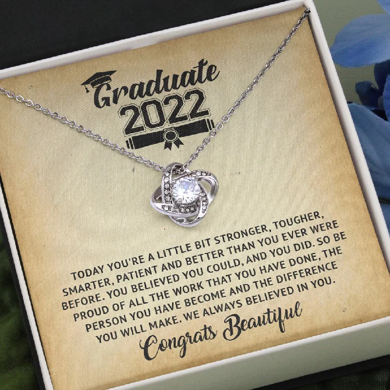 Timeless Elegance At Unbelievable Discounts Graduation Necklace Gift - Today you're a little bit stronger tougher smarter patient and better than you ever were -