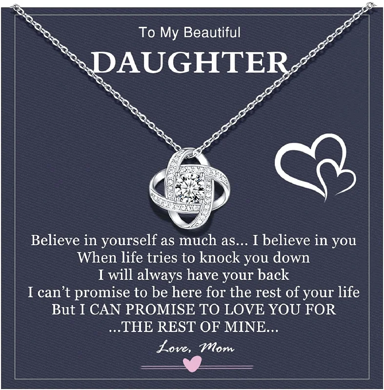 Exclusive Jewelry Sale Event – Shop Now Mother Daughter/Mother in Law Love Knot Necklace Wedding s for Grandma Step Mom Mother in Law Mother of