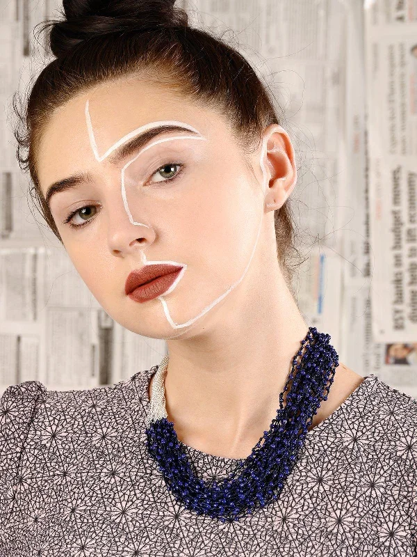 Special Sale On Handcrafted Jewelry – Shop Today Odette Women Navy Blue Airy Beaded Multi Strands Necklace Special Sale On Handcrafted Jewelry – Shop Today Odette Women Navy Blue Airy Beaded Multi Strands Necklace