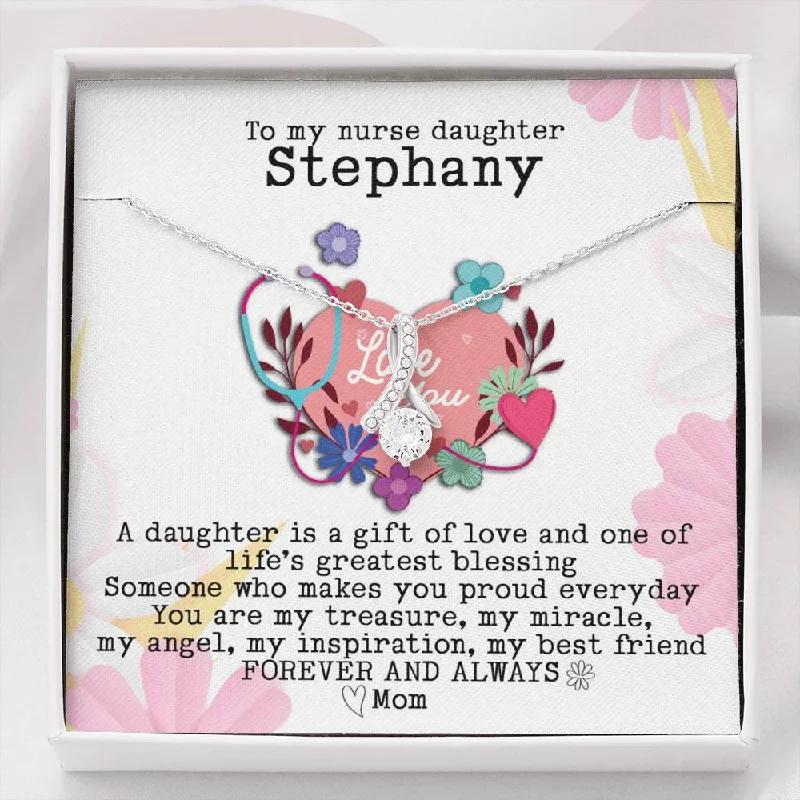 Jewelry Sale – Exclusive Styles At Lower Prices Nurse Necklace To My Nurse Daughter Necklace You Are My Best Friend Forever And Always Necklace for Daughter Love