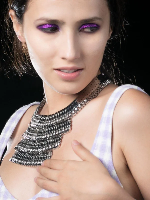 Shop Dazzling Jewelry At The Best Prices Odette Women Silver Metal Necklace