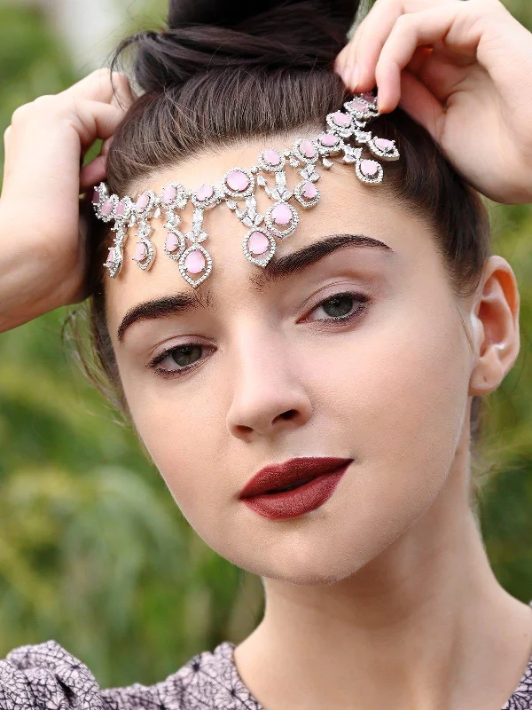 Trending Jewelry Styles Now At Limited-Time Discounts Odette Women Pink Faux Diamond Princess Necklace Set