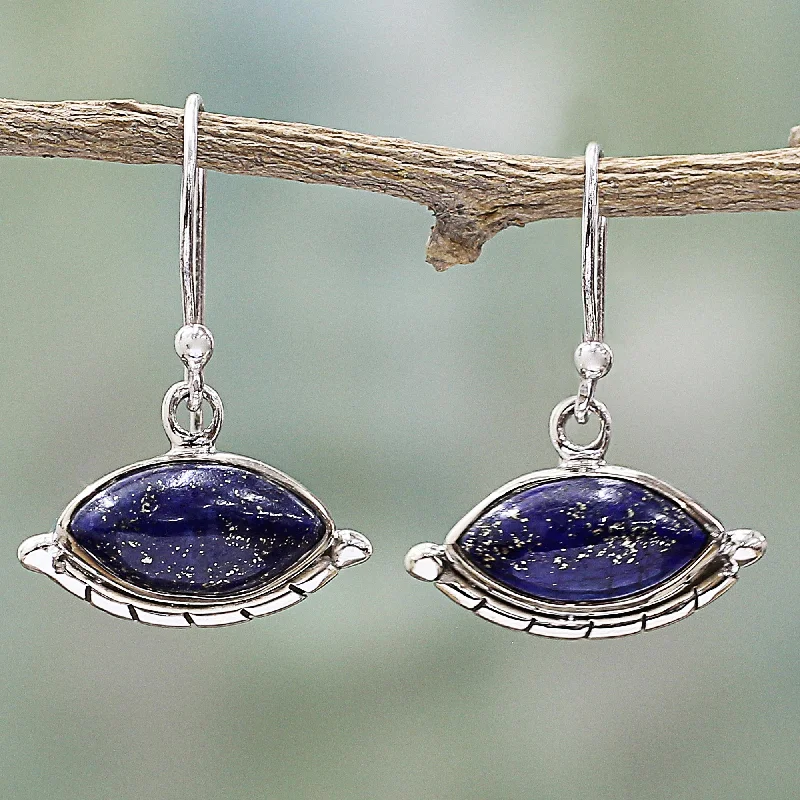 Jewelry Sale Alert – Shop Timeless Elegance Today Protective Eyes in Blue Sterling Silver Lapis Lazuli Dangle Earrings from India Jewelry Sale Alert – Shop Timeless Elegance Today Protective Eyes in Blue Sterling Silver Lapis Lazuli Dangle Earrings from India