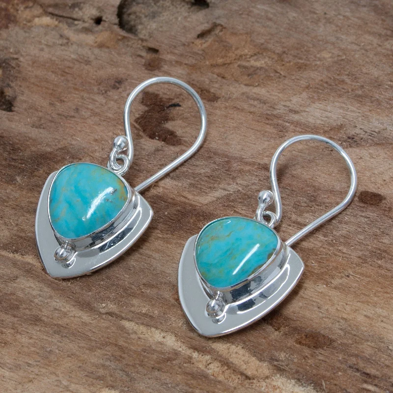 Personalized Jewelry Sale – Meaningful Gifts At Great Prices Pyramids of Friendship Unique Taxco Silver Turquoise Earrings