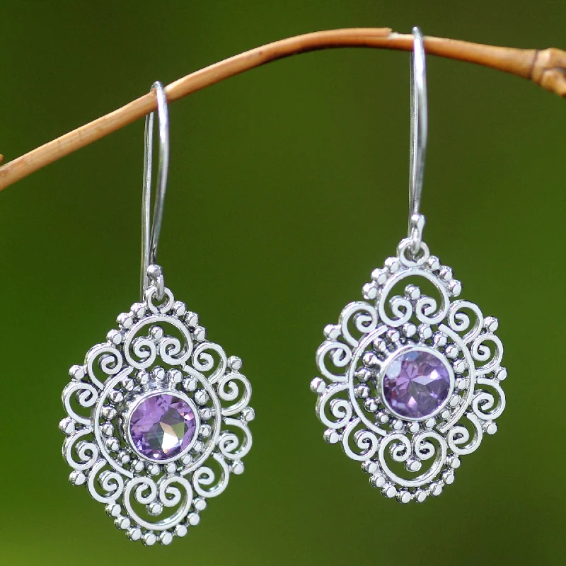 The Biggest Jewelry Sale Of The Year Is Here Royal Medallion Sterling Silver and Amethyst Dangle Earrings The Biggest Jewelry Sale Of The Year Is Here Royal Medallion Sterling Silver and Amethyst Dangle Earrings