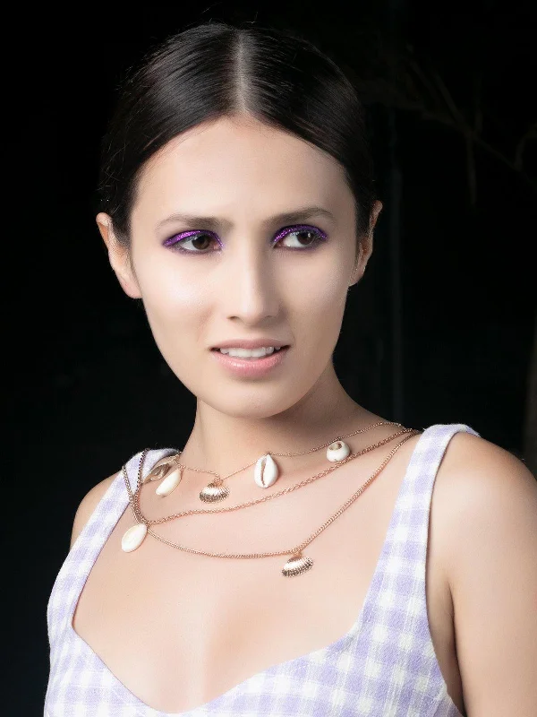 Get The Sparkle You Love At Prices You Adore Odette Women Gold Metal Necklace.