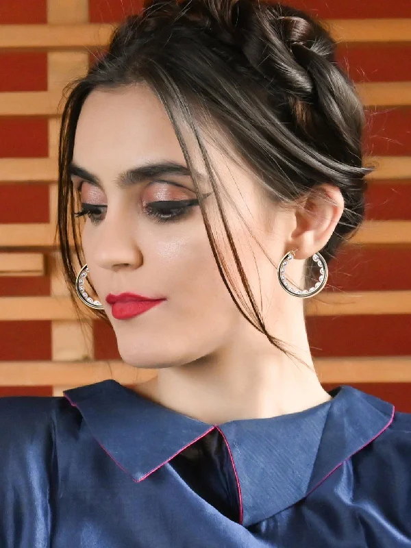 Exclusive Jewelry Bundles At Discounted Prices Odette Women Gold Metal Earrings.