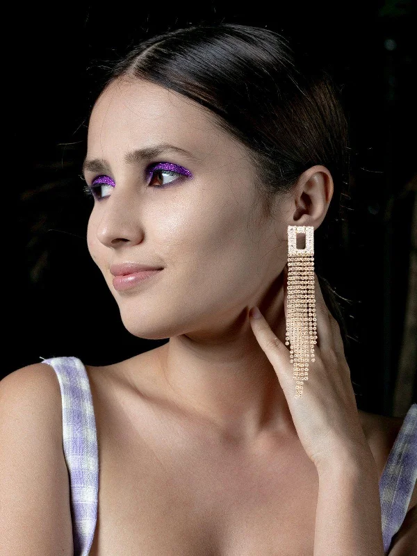 Shop Jewelry That Shines Without The High Price Odette Women Gold Metal Earrings.