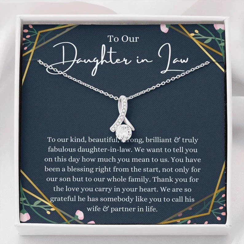Fine Jewelry, Limited-Time Offers Available To Our Daughter-In-Law Necklace Gift On Wedding Day Future Daughter In Law Wedding Gift Bride Gift From Mother &