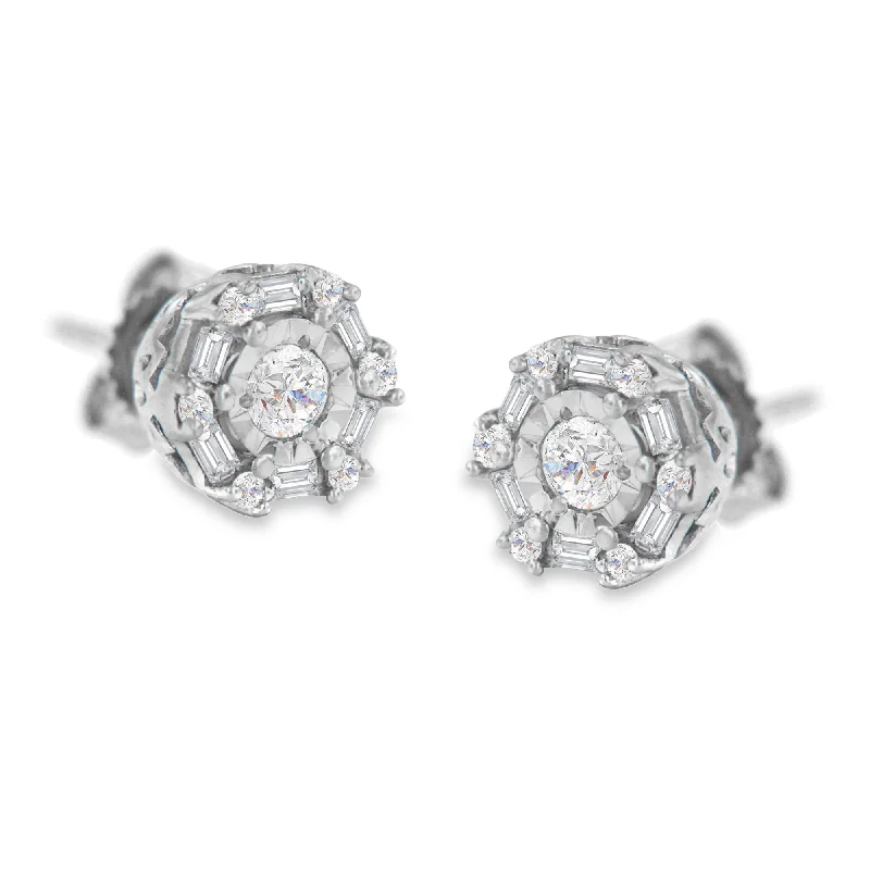 Adjustable Charm Bracelets For A Perfect Fit 10K White Gold Diamond Stud Earring