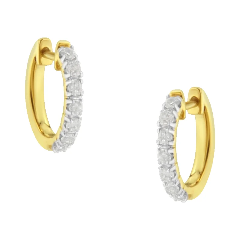 Luxury Jewelry Clearance – Shop Premium Styles Now 10K Yellow Gold Diamond Diamond Huggy Earring