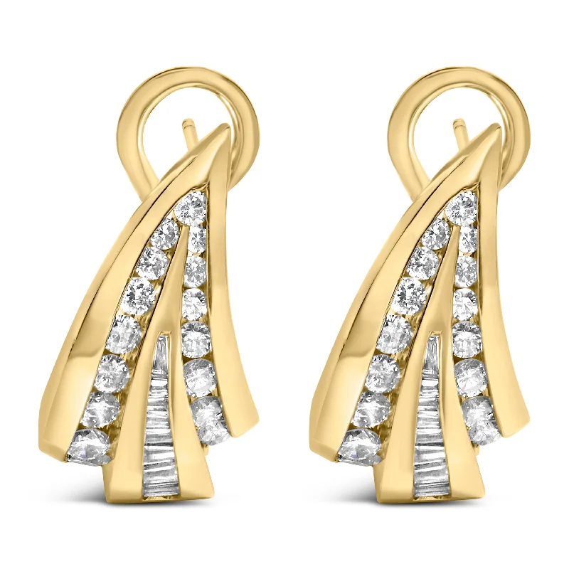 Exclusive Jewelry Sale – Grab Timeless Pieces Now 14K Yellow Gold 2 1/4 cttw Diamond Huggy Earrings