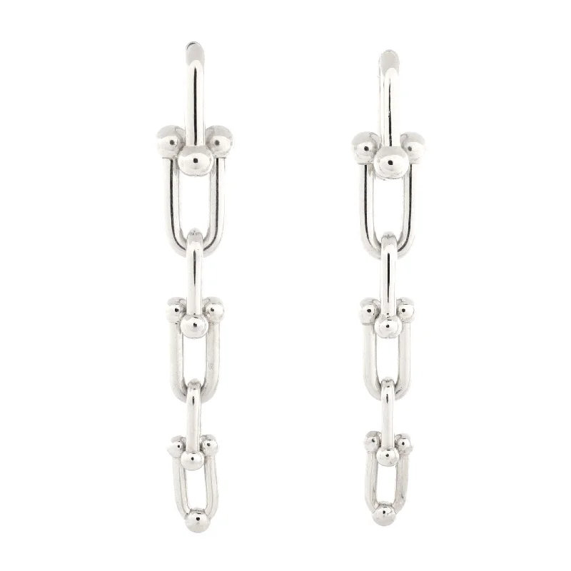 Chic And Stylish Jewelry At Exclusive Prices HardWear Triple Graduated Link Earrings Sterling Silver