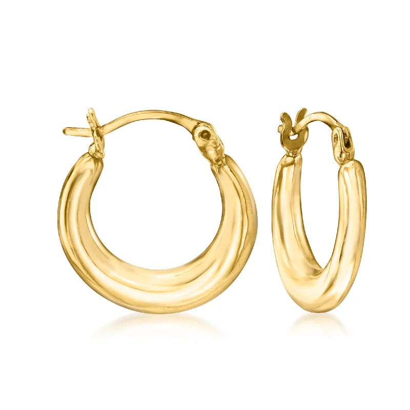 Jewelry Deals That Sparkle – Shop Today Ross-Simons 14kt Yellow Gold Hoop Earrings