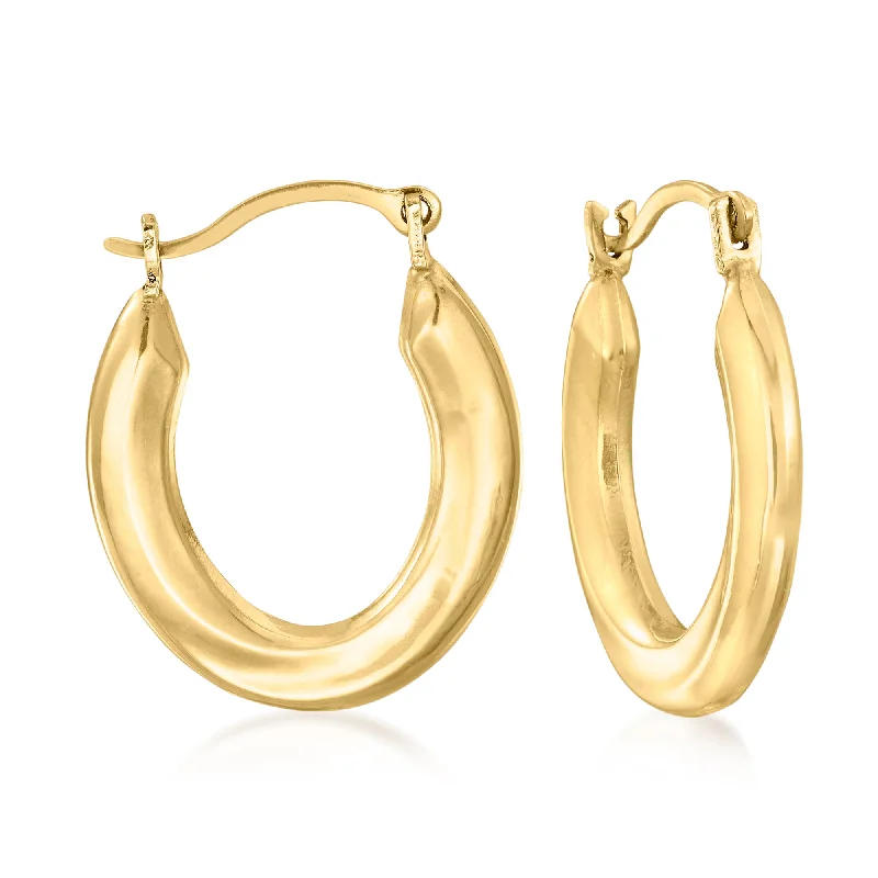 Best Jewelry Deals – Shop Premium Pieces At Great Prices Ross-Simons 14kt Yellow Gold Small Oval Hoop Earrings
