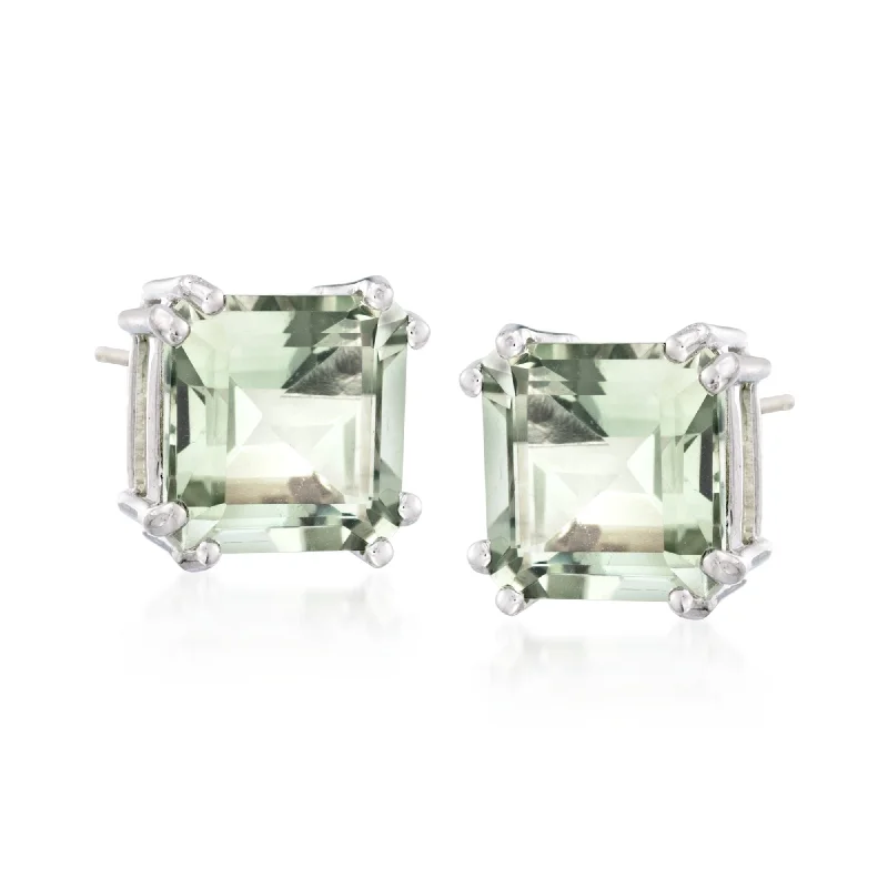 Best Jewelry Sale – Shop Exclusive Designs Now Ross-Simons Prasiolite Earrings in Sterling Silver