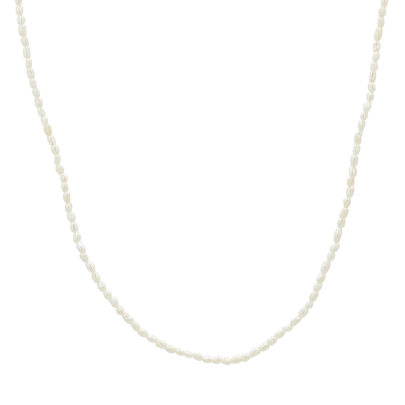 Romantic Heart-Shaped Jewelry For Special Gifts Dainty Pearl Necklace
