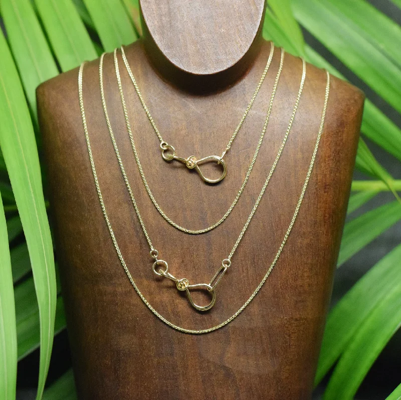 Wheat Chain-14k Gold-Light