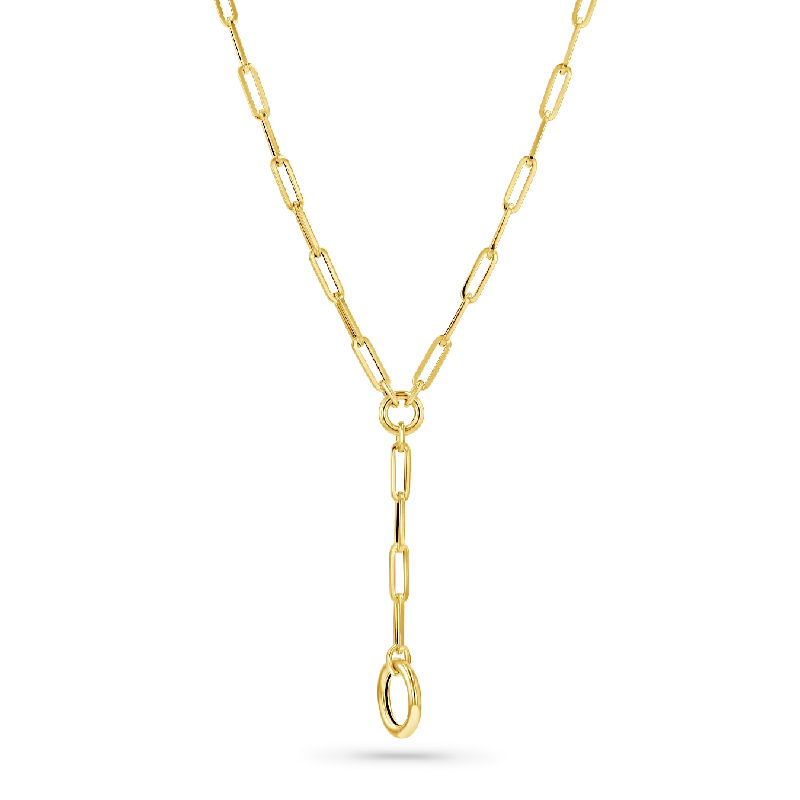Timeless Beauty, Unbeatable Deals – Jewelry Sale On Paperclip Loop Charm Necklace Y Chain