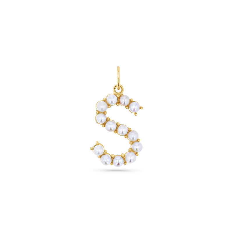 Shop Jewelry That Shines Without The High Price Pearl Letter Charm