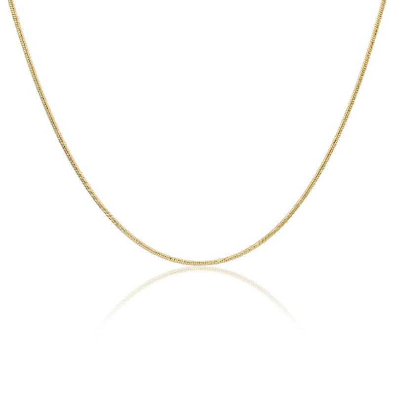 14k Gold Snake Chain Necklace