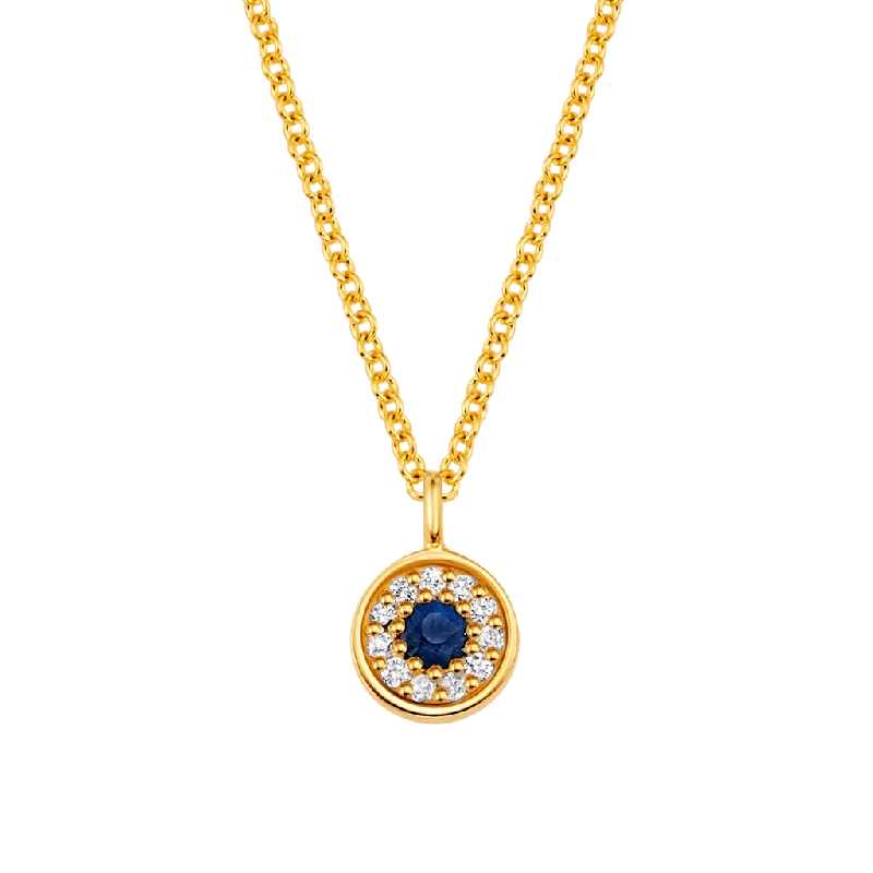 Luxury Jewelry Clearance – Shop Premium Styles Now Dainty Round Evil Eye Necklace