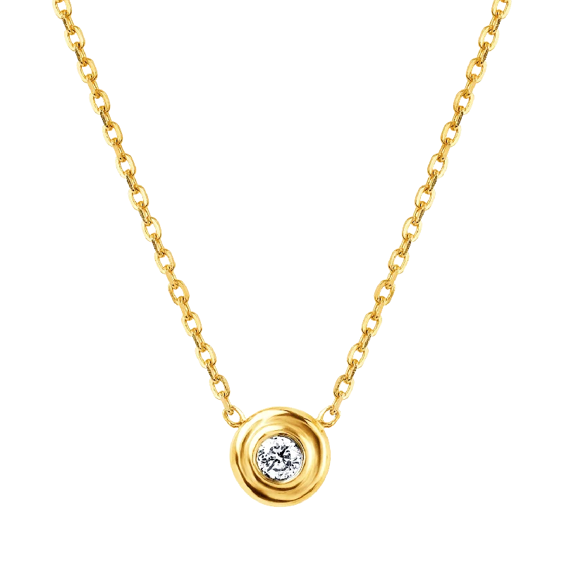 Flash Sale On Stunning Jewelry – Don't Miss Out Step Bezel Solitaire Necklace