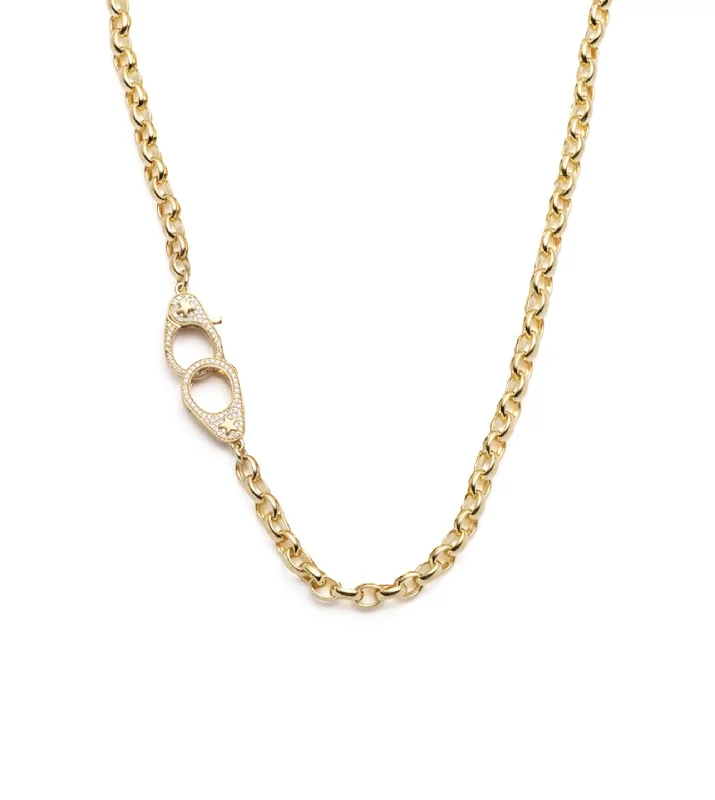 Grab Your Dream Jewelry At The Lowest Prices 16" Sister Hook : Heavy Belcher Chain Choker