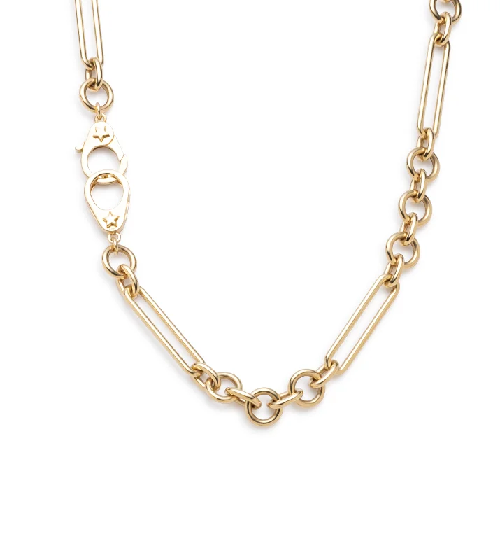 Limited-Stock Jewelry Sale – Once It's Gone, It's Gone 16” Sister Hook : Midsize Mixed Clip Chain Choker