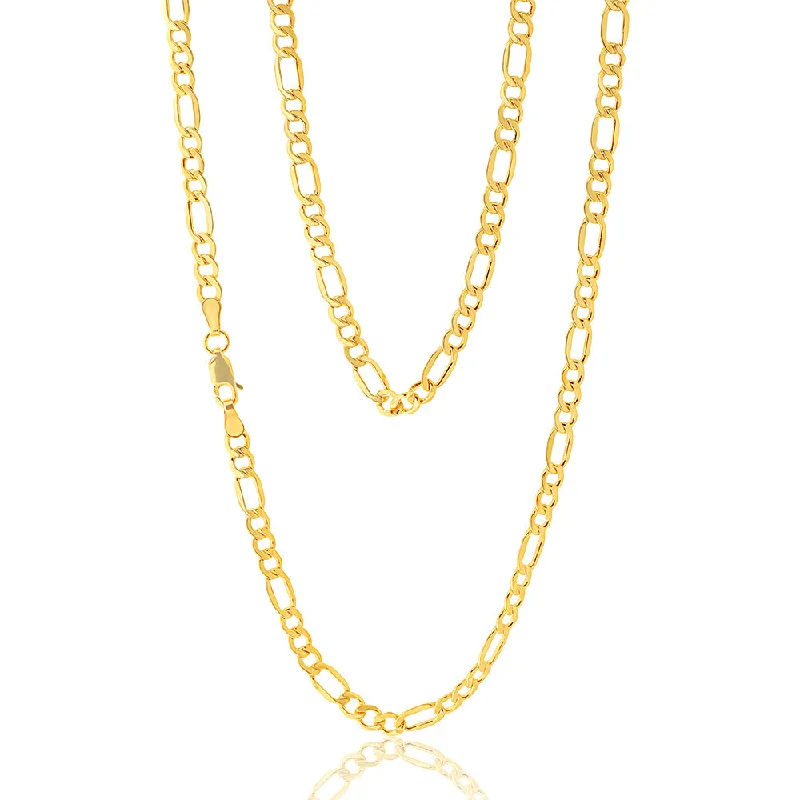 Gorgeous Jewelry, Limited-Time Savings 9ct Silverfilled Figaro 100gauge 55cm Chain