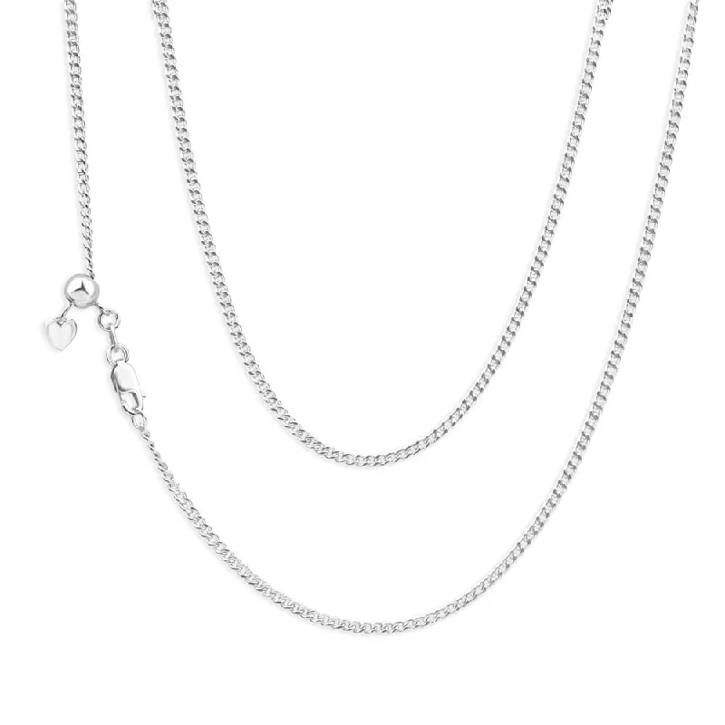 Special Sale On Handcrafted Jewelry – Shop Today 9ct White Gold Silver Filled 50 Gauge 45cm Curb Chain