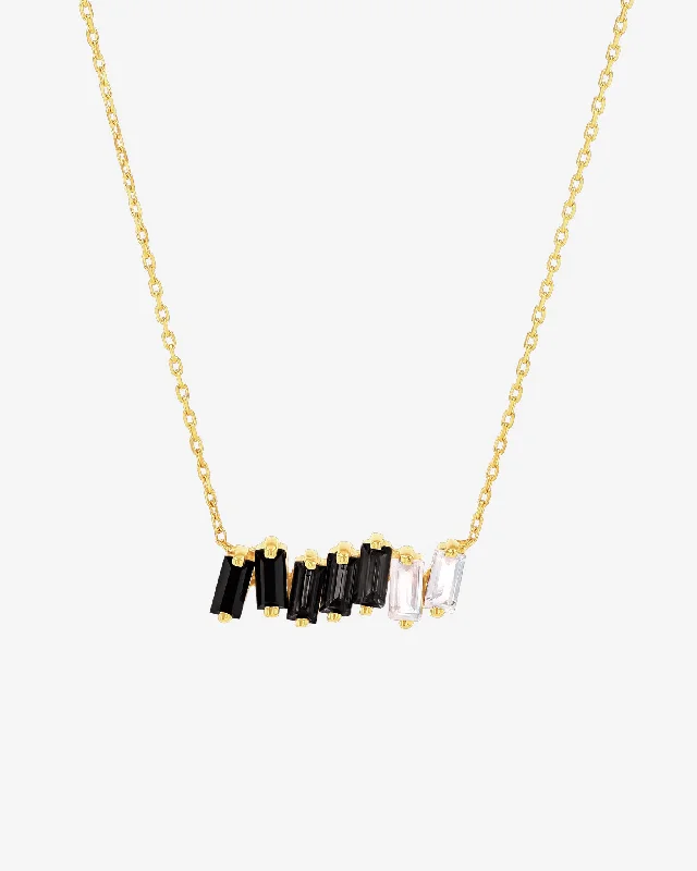 Amalfi Black Ombre Bar Pendant