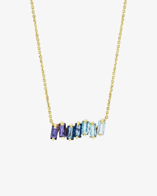 Amalfi Blue Ombre Bar Pendant