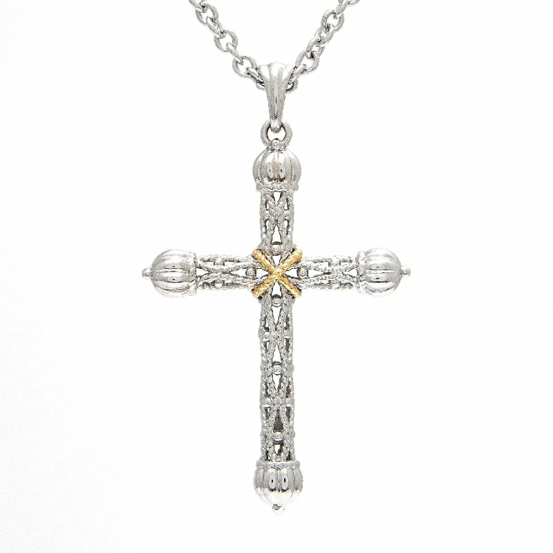 Celebrate With Sparkle – Jewelry Sale Now Live Andrea Candela 18K Silver Cross Necklace