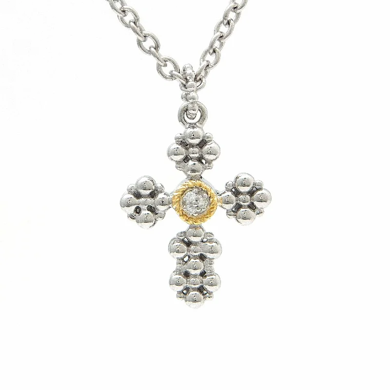 Elegant Jewelry, Affordable Luxury – Shop Now Andrea Candela 18kt and Sterling Silver Diamond Necklace - Cava Collection
