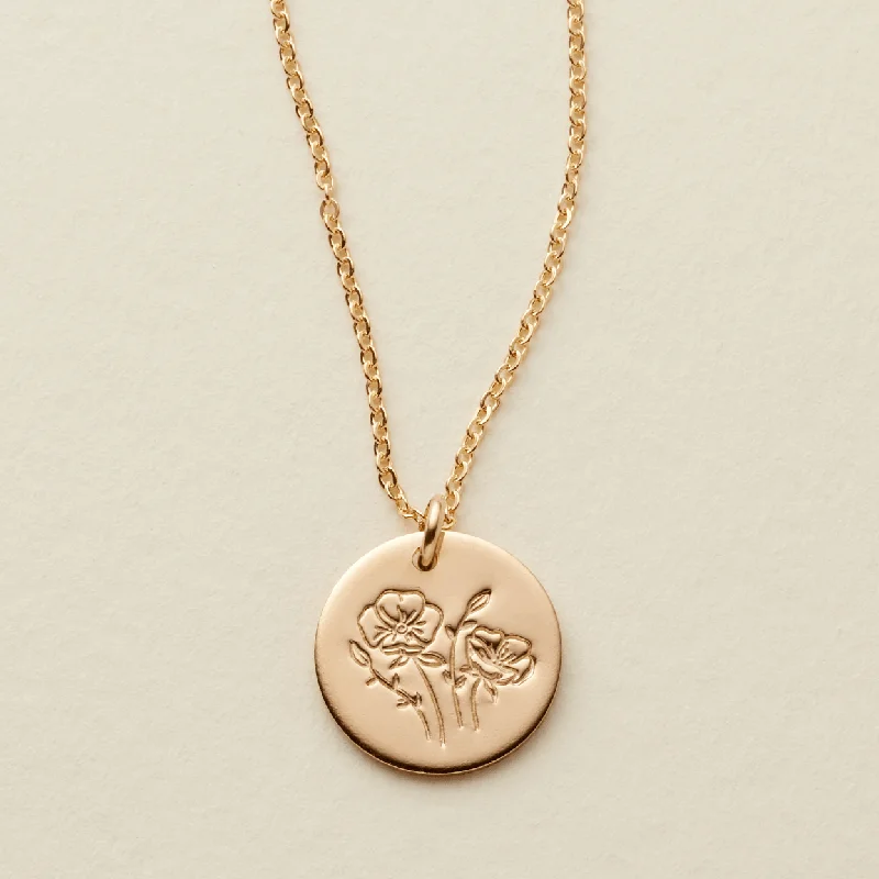 Shine Without Limits – Jewelry Sale Happening Now August Birth Flower Necklace