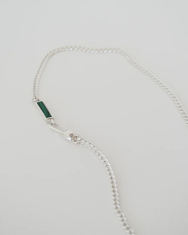 Adjustable Charm Bracelets For A Perfect Fit BASIN NECKLACE | MALACHITE